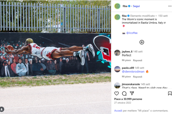 Post FIBA Instagram Rodman